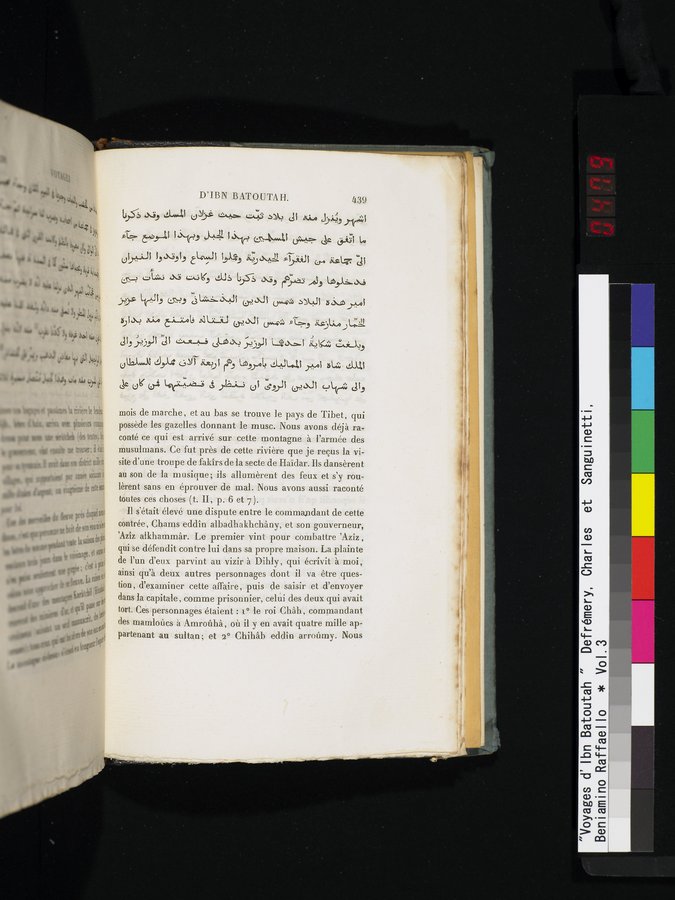 Voyages d'Ibn Batoutah : vol.3 / 479 ページ（カラー画像）