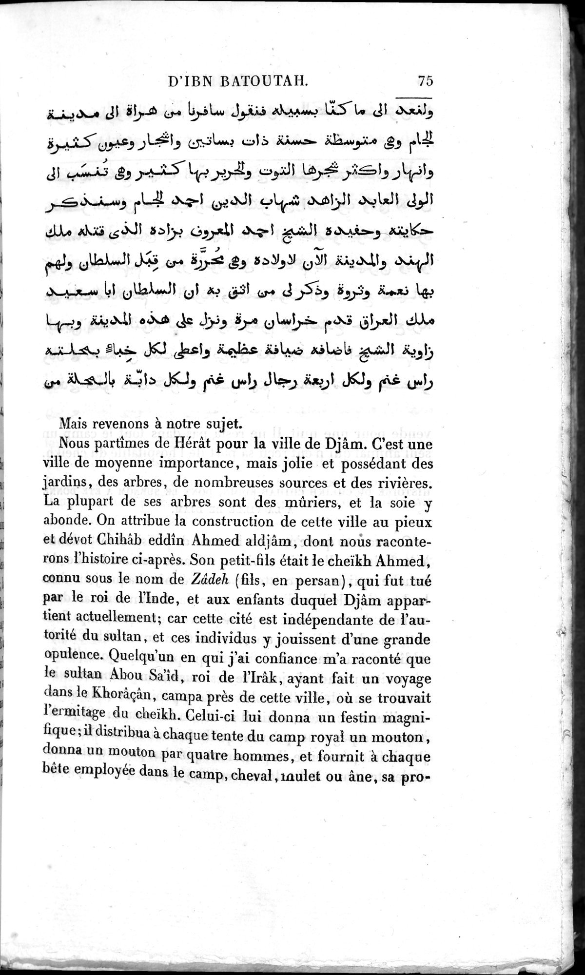 Voyages d'Ibn Batoutah : vol.3 / 115 ページ（白黒高解像度画像）