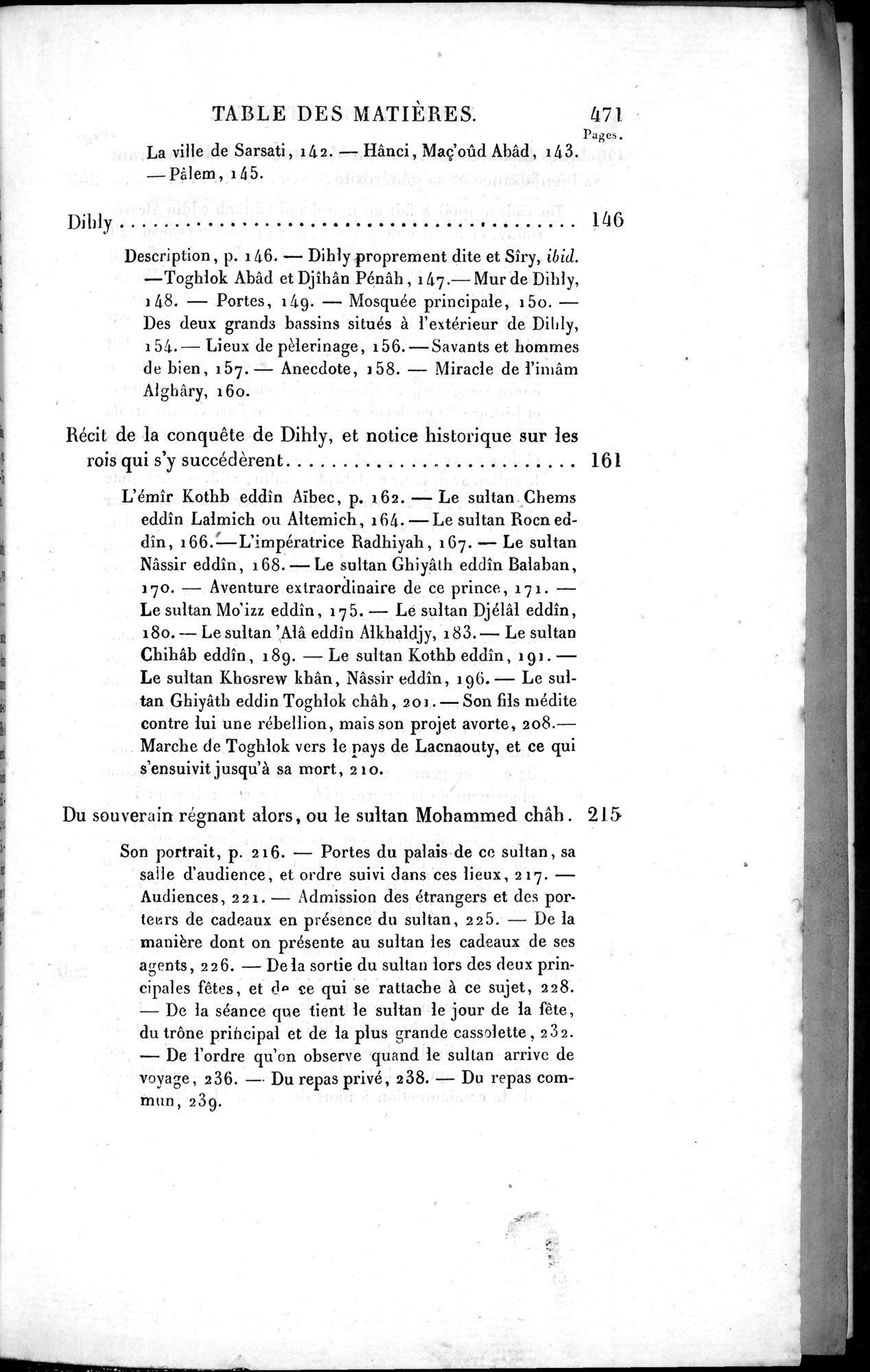 Voyages d'Ibn Batoutah : vol.3 / 511 ページ（白黒高解像度画像）