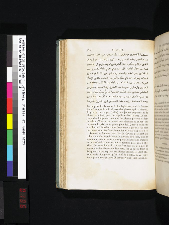 Voyages d'Ibn Batoutah : vol.4 / 186 ページ（カラー画像）