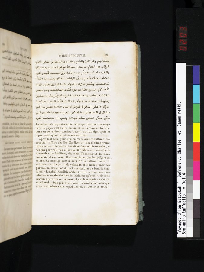 Voyages d'Ibn Batoutah : vol.4 / 203 ページ（カラー画像）