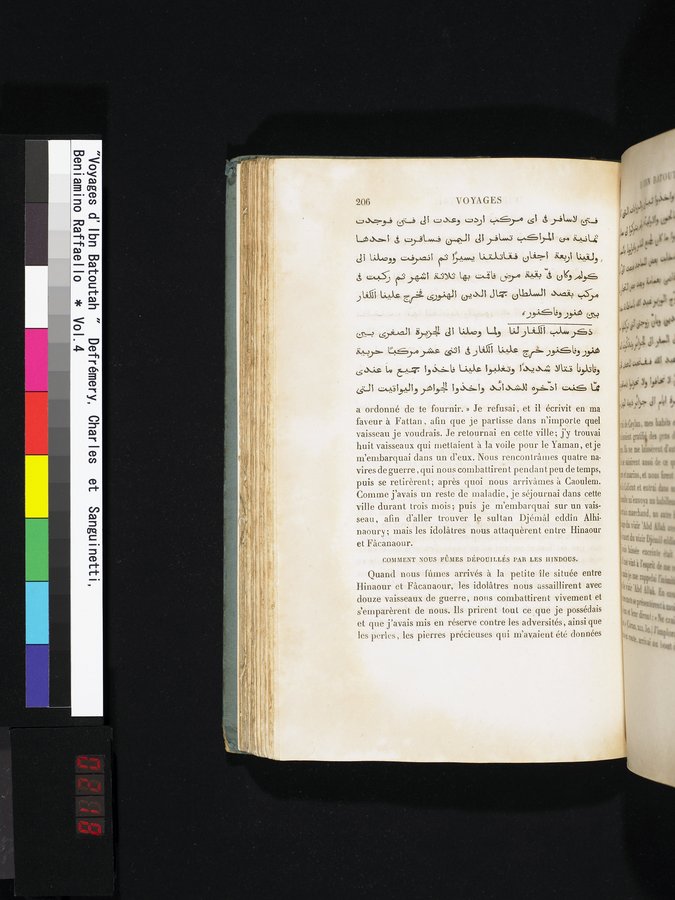 Voyages d'Ibn Batoutah : vol.4 / 218 ページ（カラー画像）