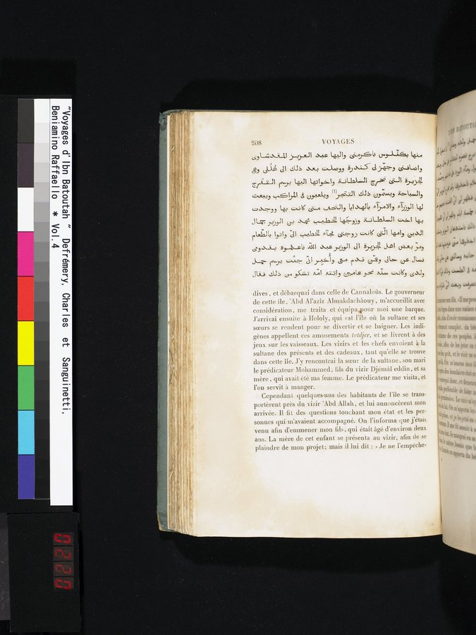 Voyages d'Ibn Batoutah : vol.4 / 220 ページ（カラー画像）