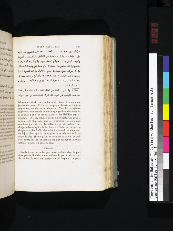 Voyages d'Ibn Batoutah : vol.4 / 239 ページ（カラー画像）
