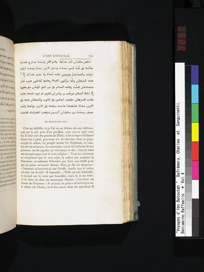 Voyages d'Ibn Batoutah : vol.4 / 257 ページ（カラー画像）