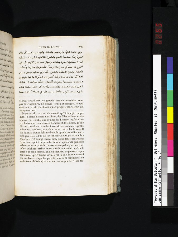 Voyages d'Ibn Batoutah : vol.4 / 265 ページ（カラー画像）