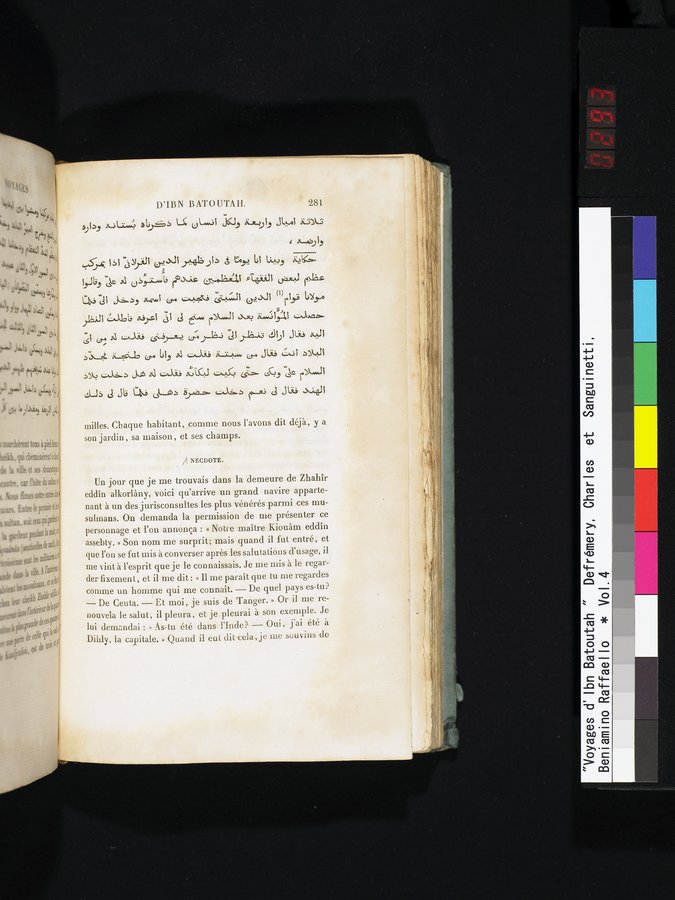 Voyages d'Ibn Batoutah : vol.4 / 293 ページ（カラー画像）