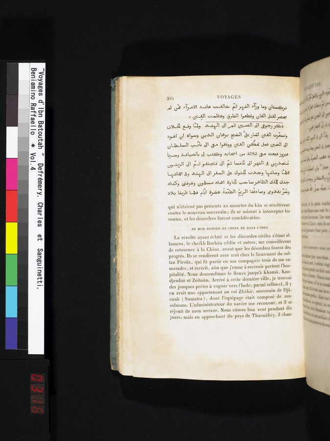 Voyages d'Ibn Batoutah : vol.4 / 316 ページ（カラー画像）