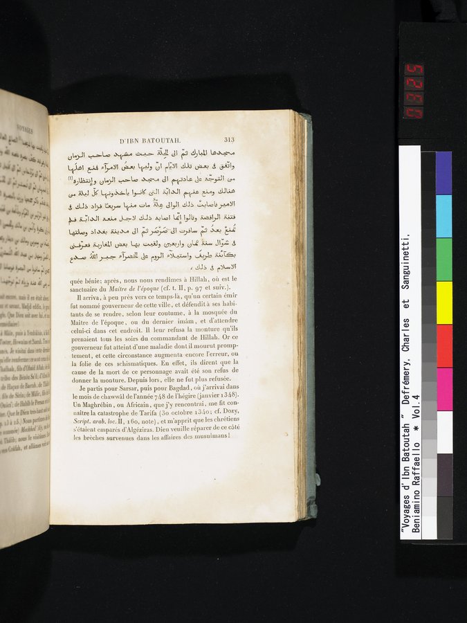Voyages d'Ibn Batoutah : vol.4 / 325 ページ（カラー画像）