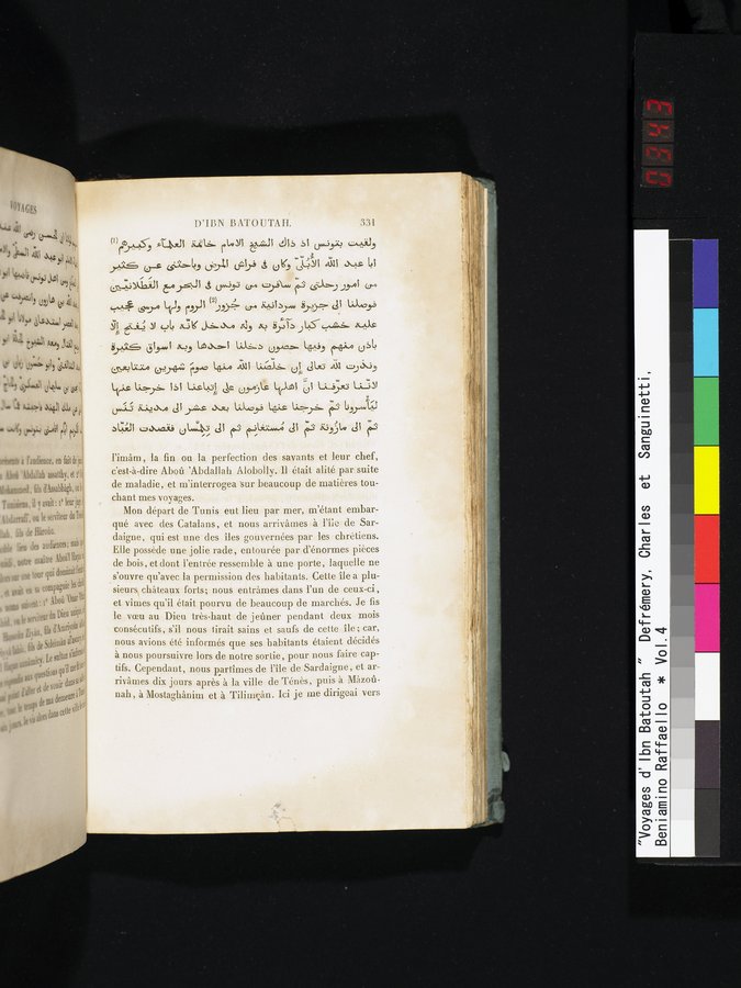 Voyages d'Ibn Batoutah : vol.4 / 343 ページ（カラー画像）