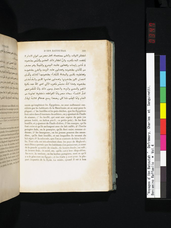Voyages d'Ibn Batoutah : vol.4 / 347 ページ（カラー画像）
