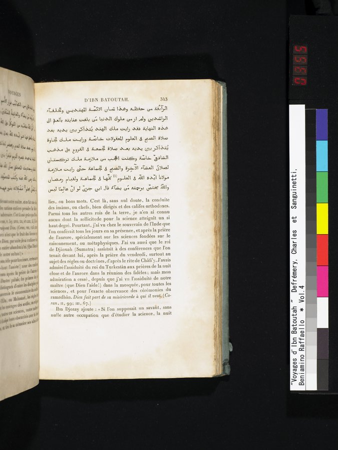 Voyages d'Ibn Batoutah : vol.4 / 355 ページ（カラー画像）