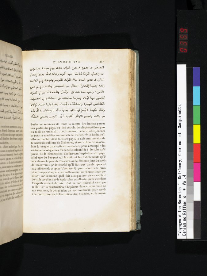 Voyages d'Ibn Batoutah : vol.4 / 359 ページ（カラー画像）