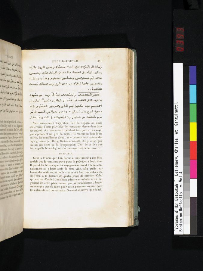 Voyages d'Ibn Batoutah : vol.4 / 393 ページ（カラー画像）