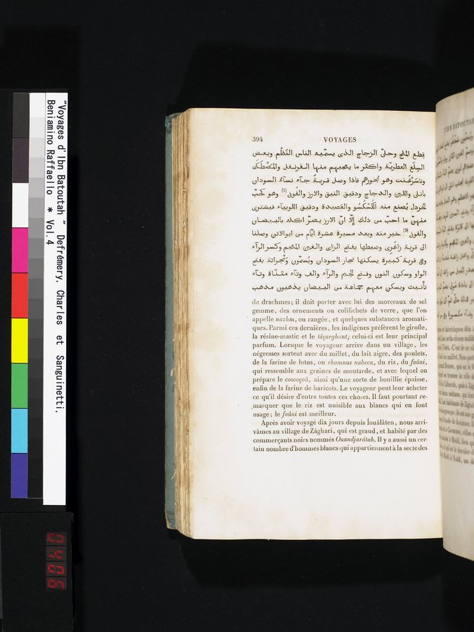 Voyages d'Ibn Batoutah : vol.4 / 406 ページ（カラー画像）