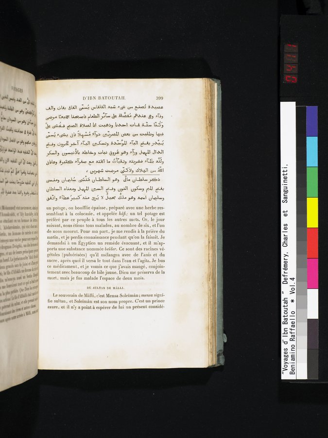 Voyages d'Ibn Batoutah : vol.4 / 411 ページ（カラー画像）