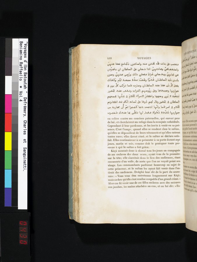 Voyages d'Ibn Batoutah : vol.4 / 430 ページ（カラー画像）