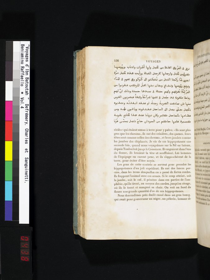 Voyages d'Ibn Batoutah : vol.4 / 438 ページ（カラー画像）
