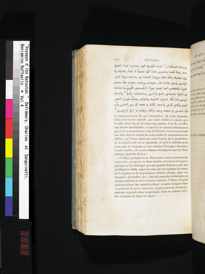 Voyages d'Ibn Batoutah : vol.4 / 462 ページ（カラー画像）