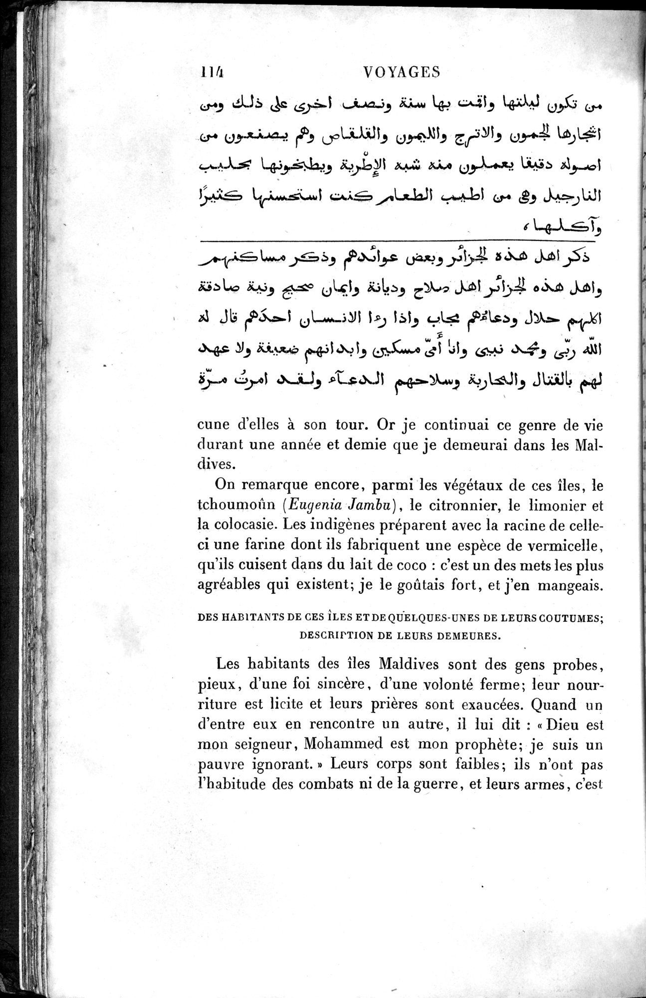 Voyages d'Ibn Batoutah : vol.4 / 126 ページ（白黒高解像度画像）