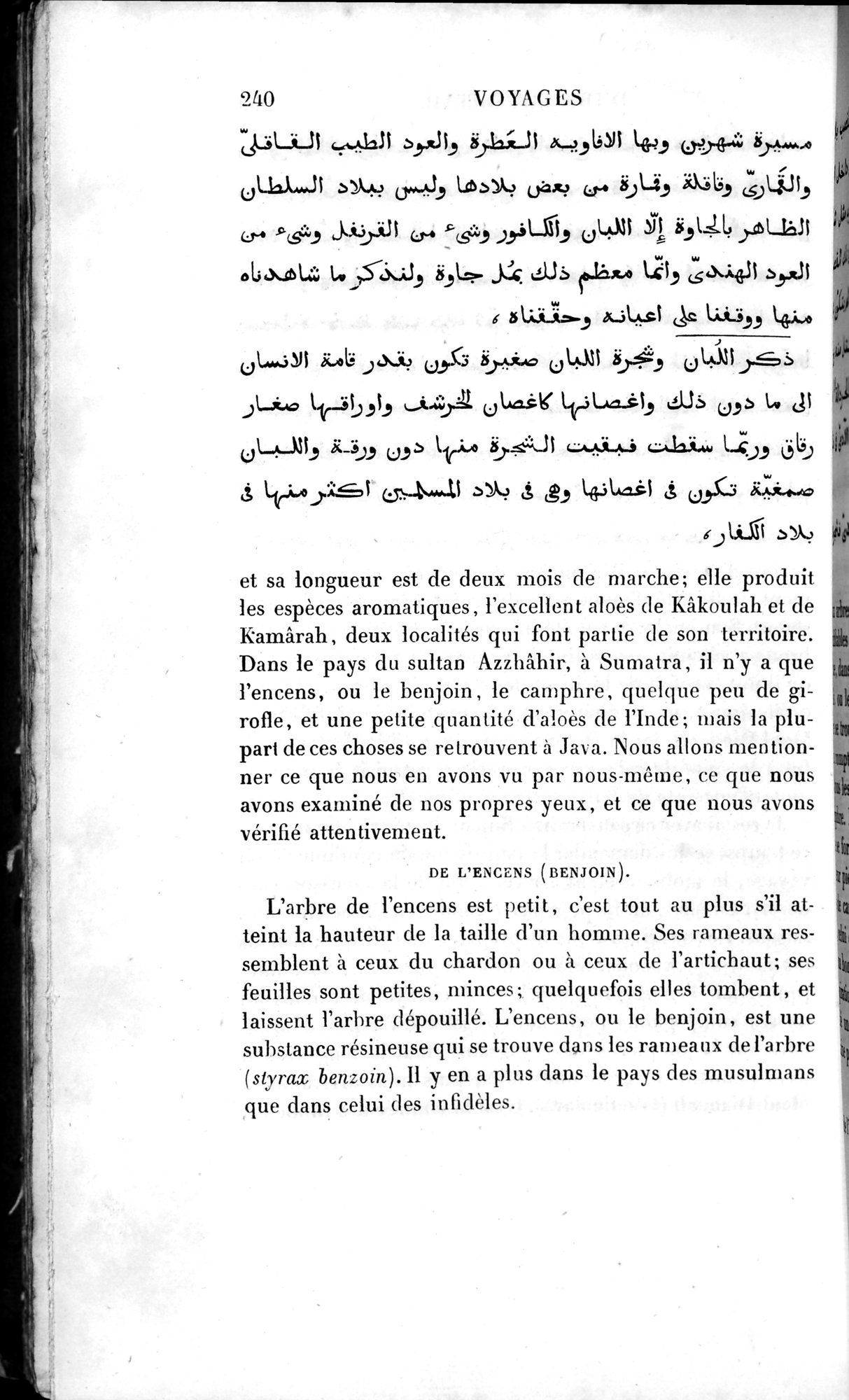 Voyages d'Ibn Batoutah : vol.4 / 252 ページ（白黒高解像度画像）