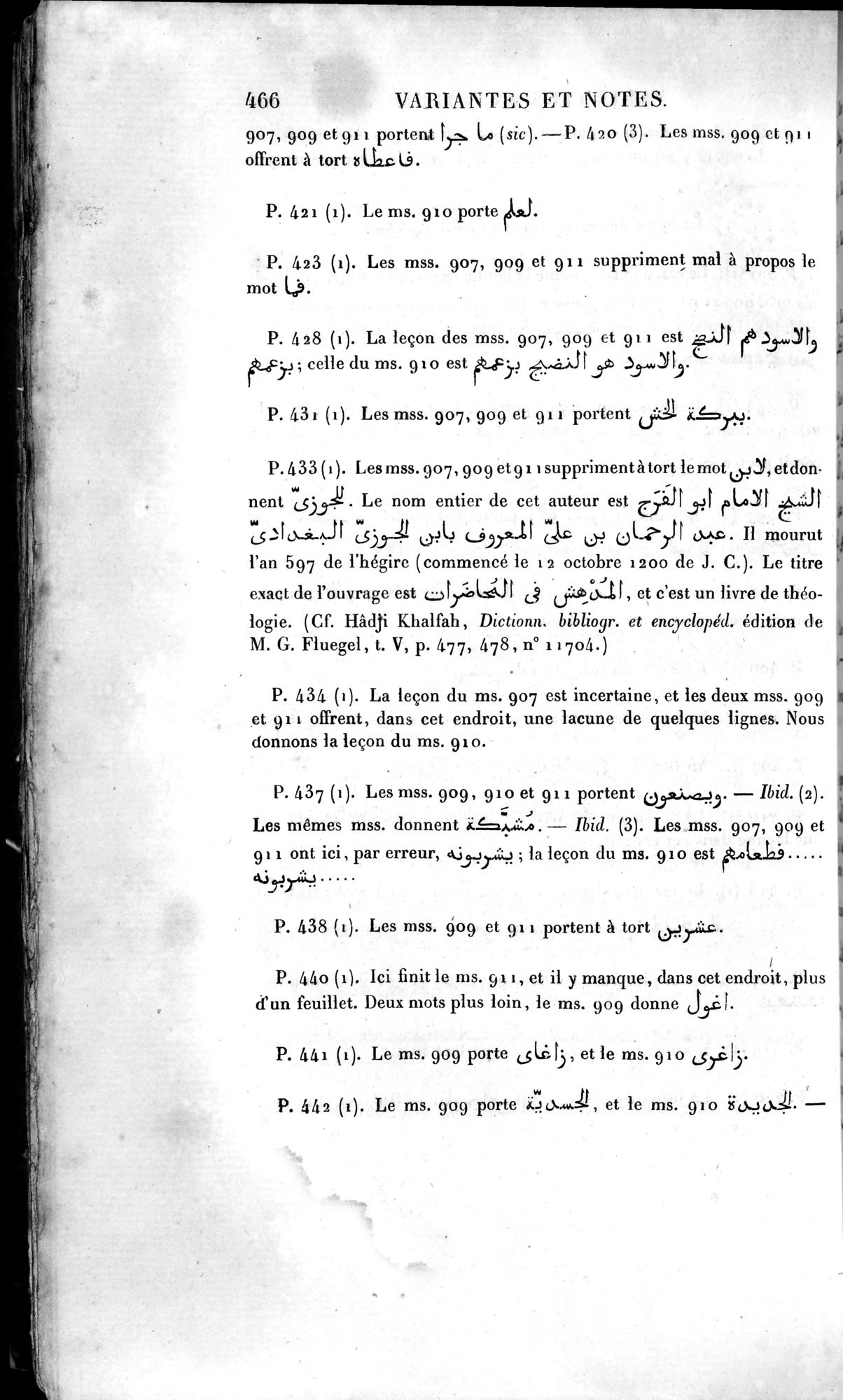 Voyages d'Ibn Batoutah : vol.4 / 478 ページ（白黒高解像度画像）