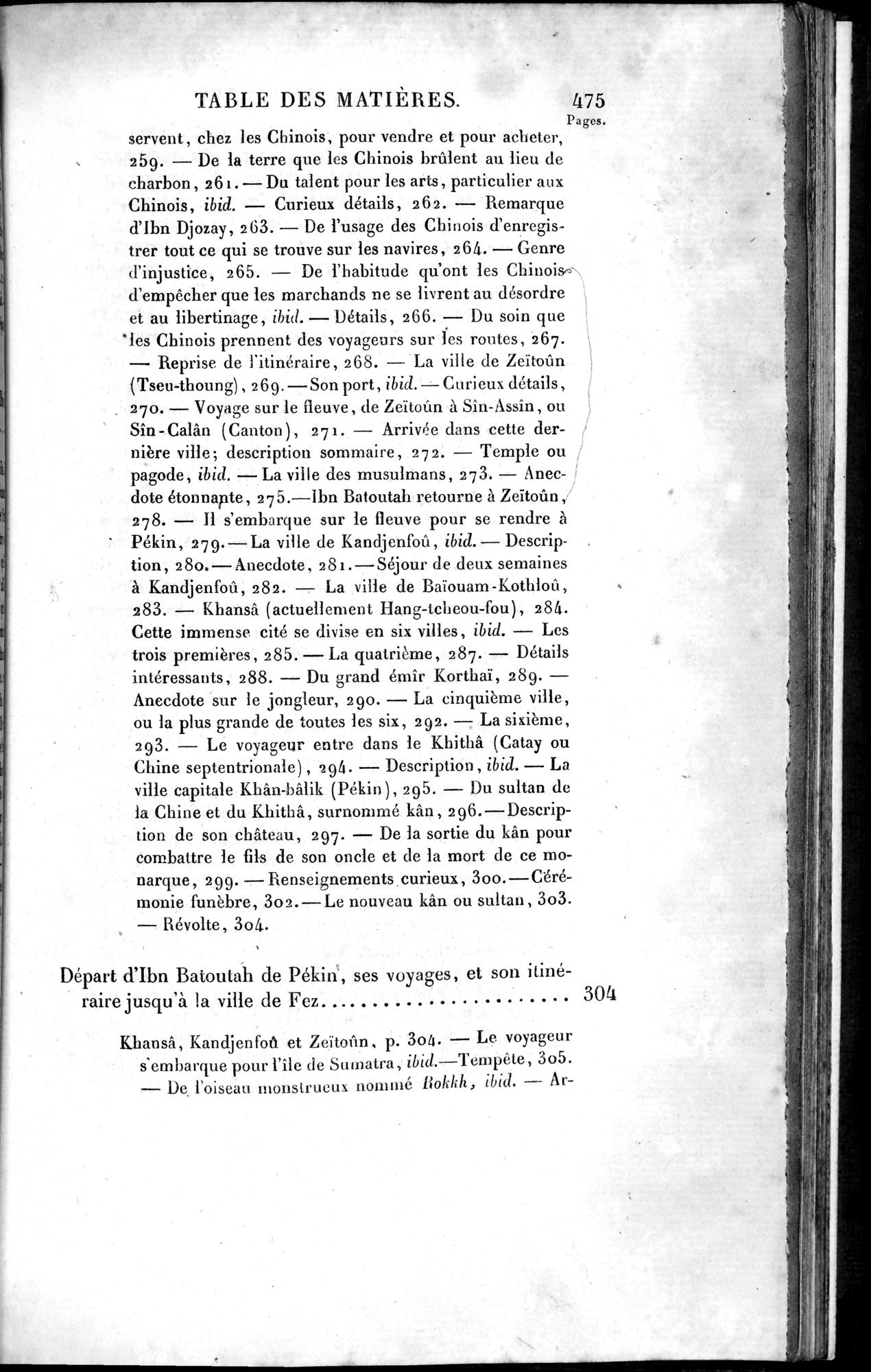 Voyages d'Ibn Batoutah : vol.4 / 487 ページ（白黒高解像度画像）