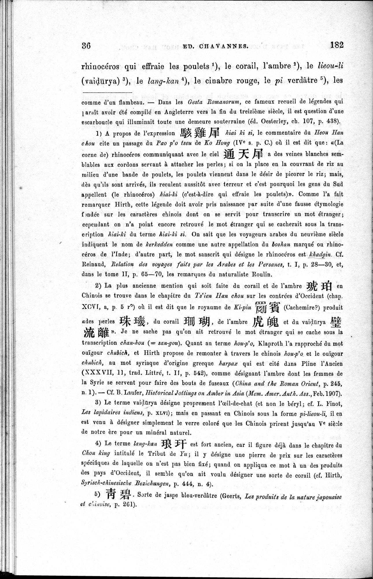 Les pays d'Occident d'après le Heou Han Chou : vol.1 / Page 44 (Grayscale High Resolution Image)