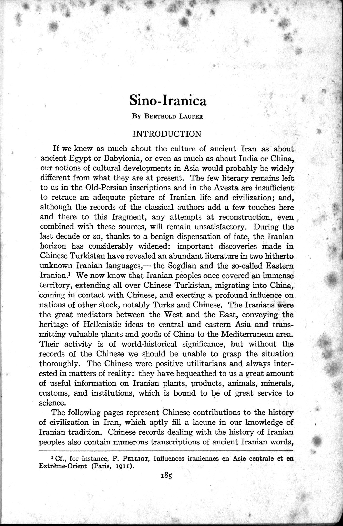 Sino-Iranica : vol.1 / 11 ページ（白黒高解像度画像）