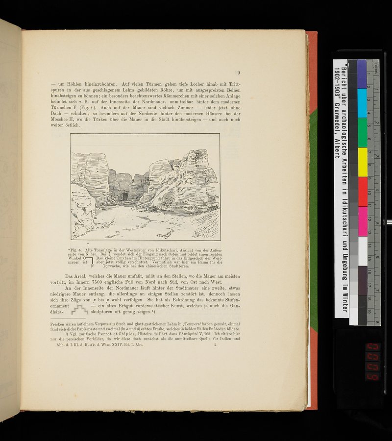 Bericht über archäologische Arbeiten in Idikutschari und Umgebung im Winter 1902-1903 : vol.1 / Page 19 (Color Image)