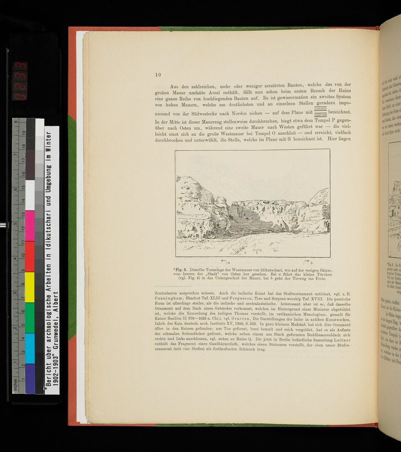Bericht über archäologische Arbeiten in Idikutschari und Umgebung im Winter 1902-1903 : vol.1 / Page 20 (Color Image)