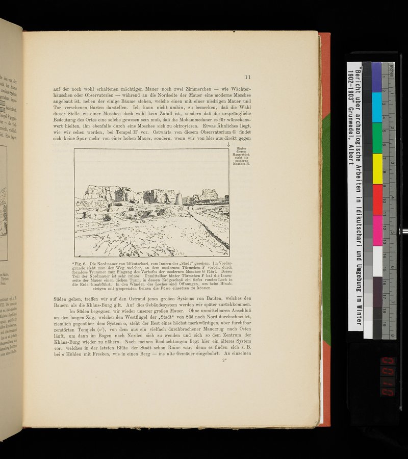Bericht über archäologische Arbeiten in Idikutschari und Umgebung im Winter 1902-1903 : vol.1 / Page 21 (Color Image)