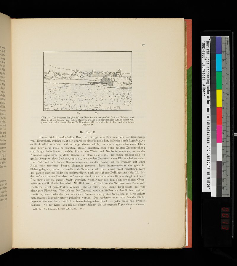 Bericht über archäologische Arbeiten in Idikutschari und Umgebung im Winter 1902-1903 : vol.1 / Page 27 (Color Image)