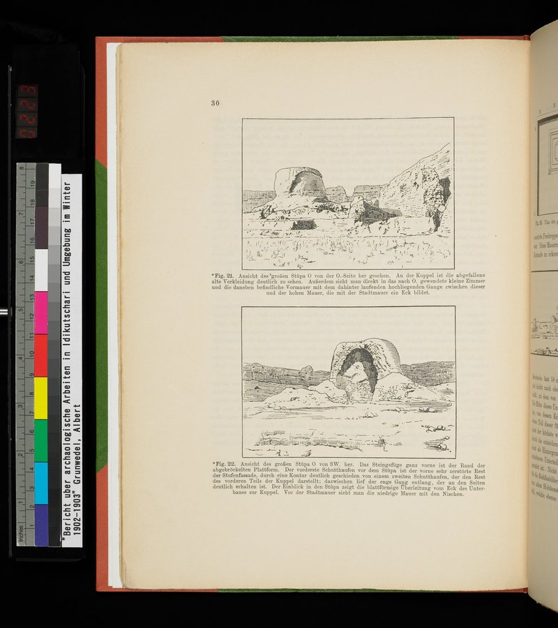 Bericht über archäologische Arbeiten in Idikutschari und Umgebung im Winter 1902-1903 : vol.1 / Page 40 (Color Image)