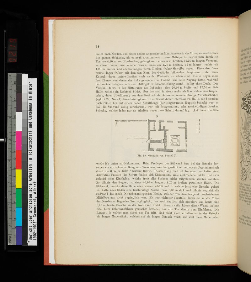 Bericht über archäologische Arbeiten in Idikutschari und Umgebung im Winter 1902-1903 : vol.1 / Page 48 (Color Image)