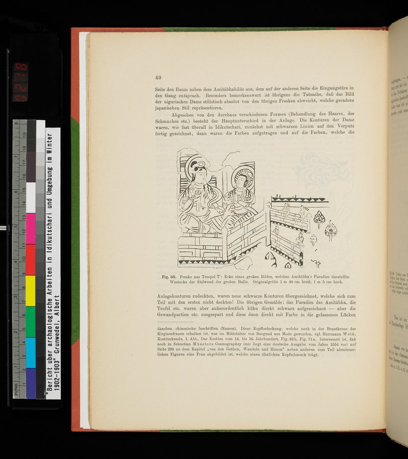 Bericht über archäologische Arbeiten in Idikutschari und Umgebung im Winter 1902-1903 : vol.1 / Page 50 (Color Image)