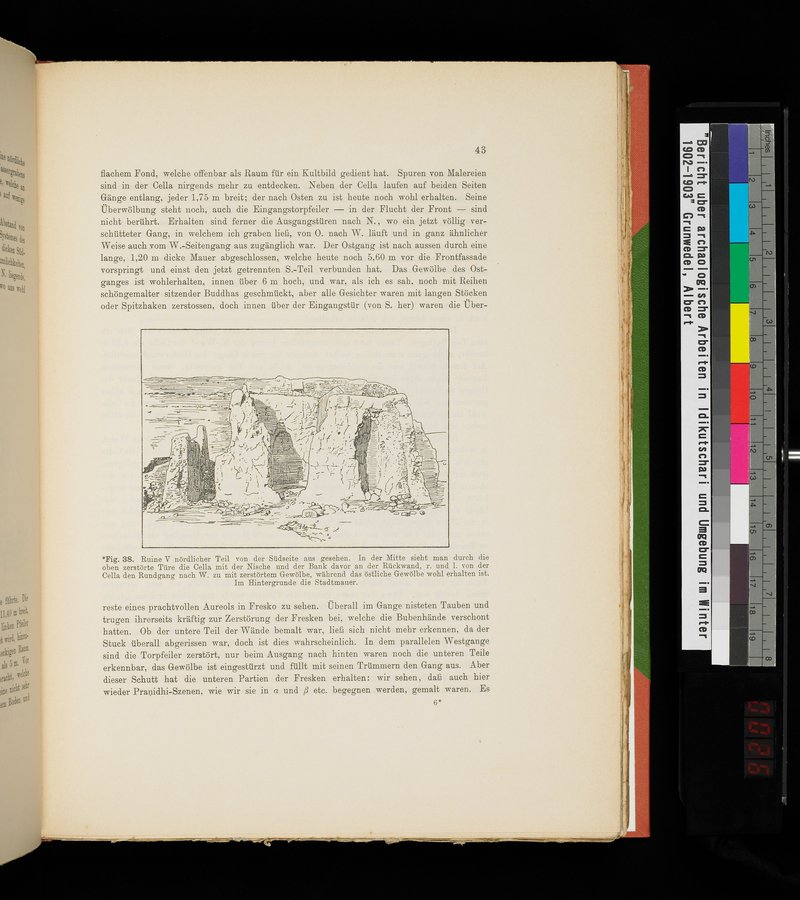 Bericht über archäologische Arbeiten in Idikutschari und Umgebung im Winter 1902-1903 : vol.1 / Page 53 (Color Image)