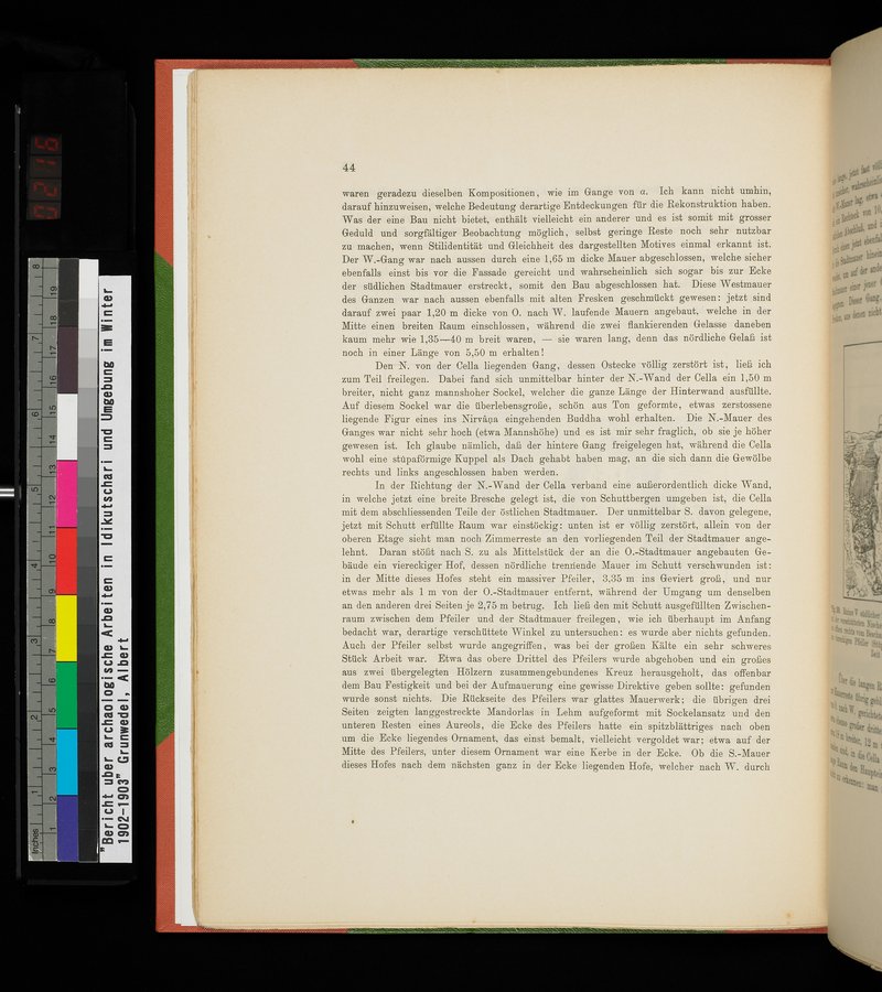 Bericht über archäologische Arbeiten in Idikutschari und Umgebung im Winter 1902-1903 : vol.1 / Page 54 (Color Image)