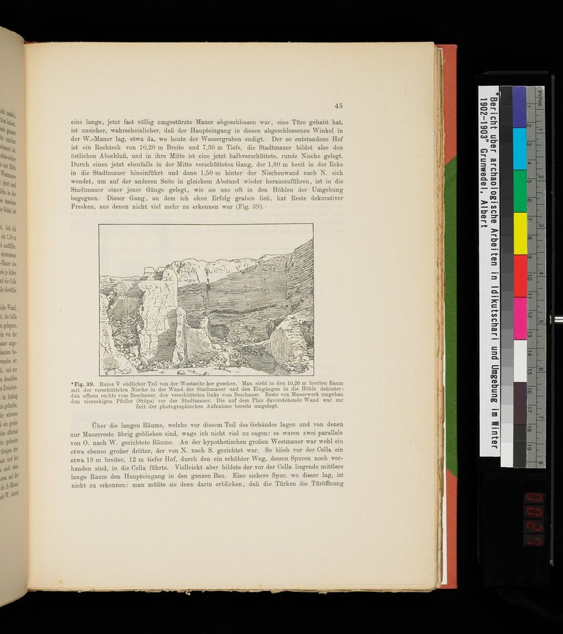 Bericht über archäologische Arbeiten in Idikutschari und Umgebung im Winter 1902-1903 : vol.1 / 55 ページ（カラー画像）