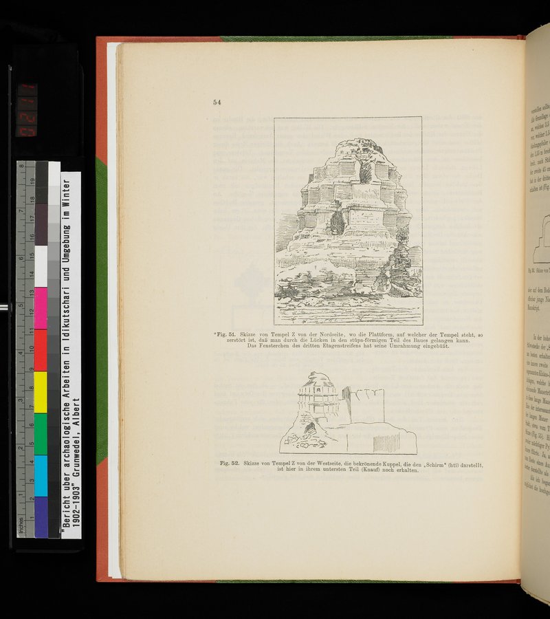 Bericht über archäologische Arbeiten in Idikutschari und Umgebung im Winter 1902-1903 : vol.1 / Page 64 (Color Image)