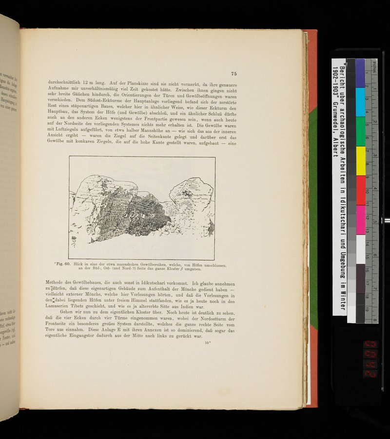 Bericht über archäologische Arbeiten in Idikutschari und Umgebung im Winter 1902-1903 : vol.1 / Page 85 (Color Image)