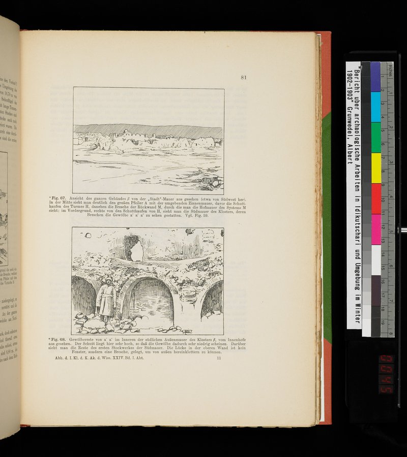 Bericht über archäologische Arbeiten in Idikutschari und Umgebung im Winter 1902-1903 : vol.1 / Page 91 (Color Image)