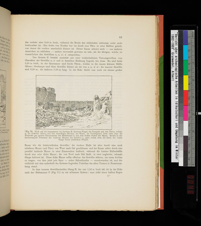 Bericht über archäologische Arbeiten in Idikutschari und Umgebung im Winter 1902-1903 : vol.1 / Page 93 (Color Image)