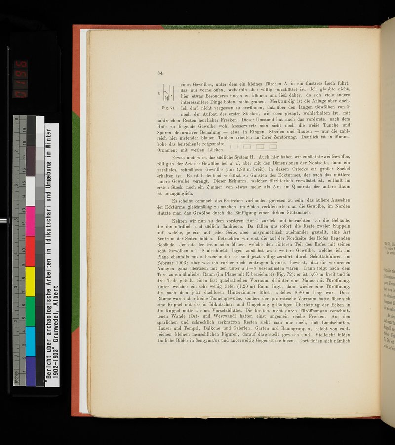 Bericht über archäologische Arbeiten in Idikutschari und Umgebung im Winter 1902-1903 : vol.1 / Page 94 (Color Image)