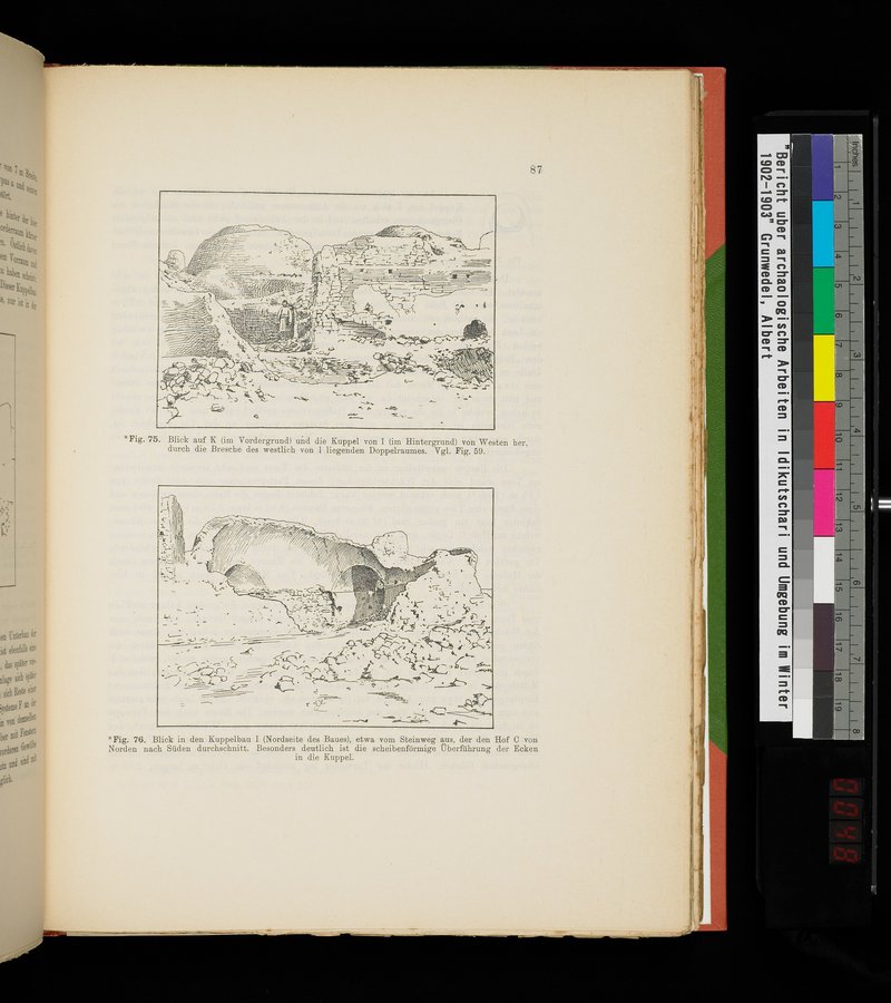 Bericht über archäologische Arbeiten in Idikutschari und Umgebung im Winter 1902-1903 : vol.1 / Page 97 (Color Image)