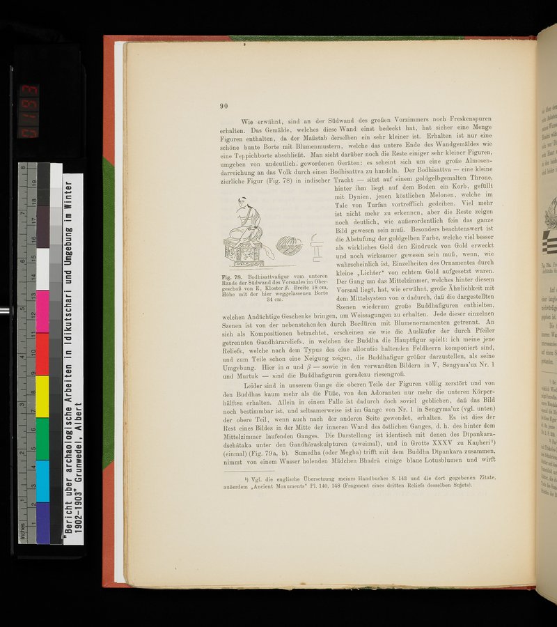 Bericht über archäologische Arbeiten in Idikutschari und Umgebung im Winter 1902-1903 : vol.1 / Page 100 (Color Image)