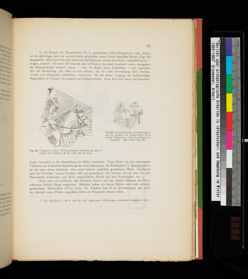 Bericht über archäologische Arbeiten in Idikutschari und Umgebung im Winter 1902-1903 : vol.1 / Page 105 (Color Image)