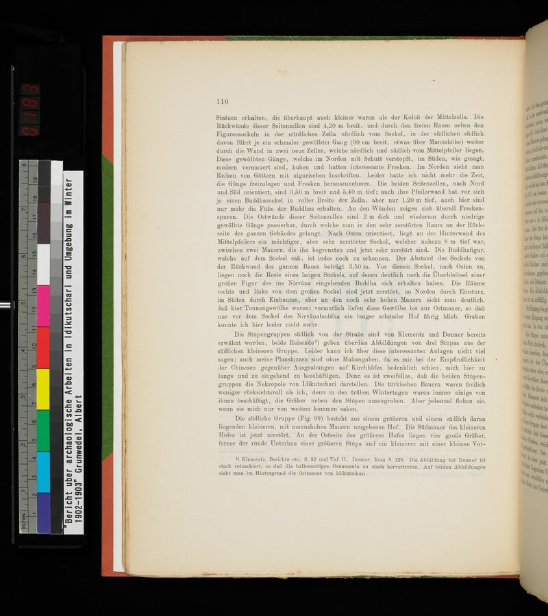 Bericht über archäologische Arbeiten in Idikutschari und Umgebung im Winter 1902-1903 : vol.1 / Page 120 (Color Image)