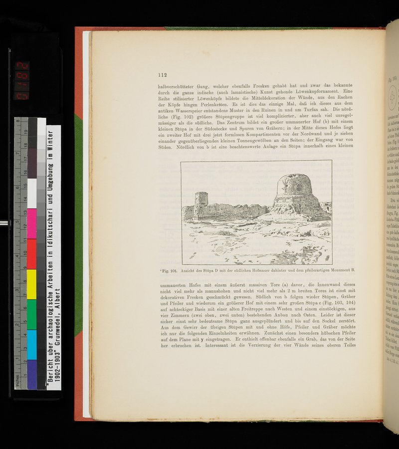 Bericht über archäologische Arbeiten in Idikutschari und Umgebung im Winter 1902-1903 : vol.1 / Page 122 (Color Image)