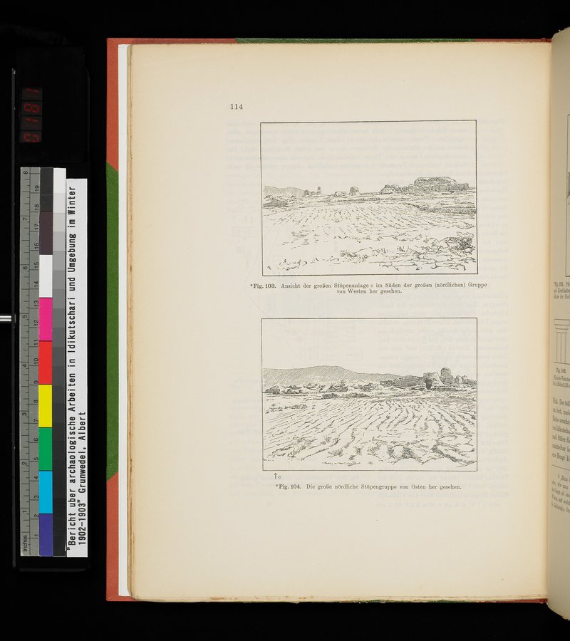 Bericht über archäologische Arbeiten in Idikutschari und Umgebung im Winter 1902-1903 : vol.1 / Page 124 (Color Image)
